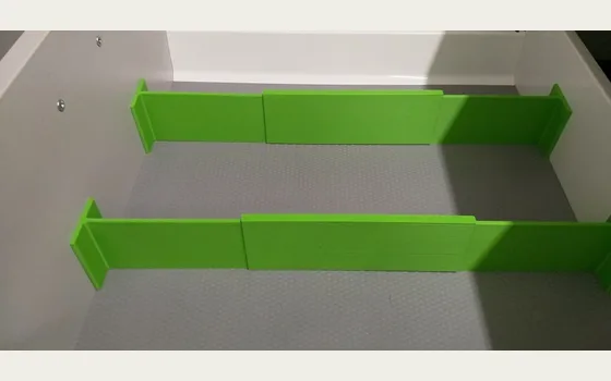 Aperçu : jeu de séparateurs réglables de raphi sur Printables